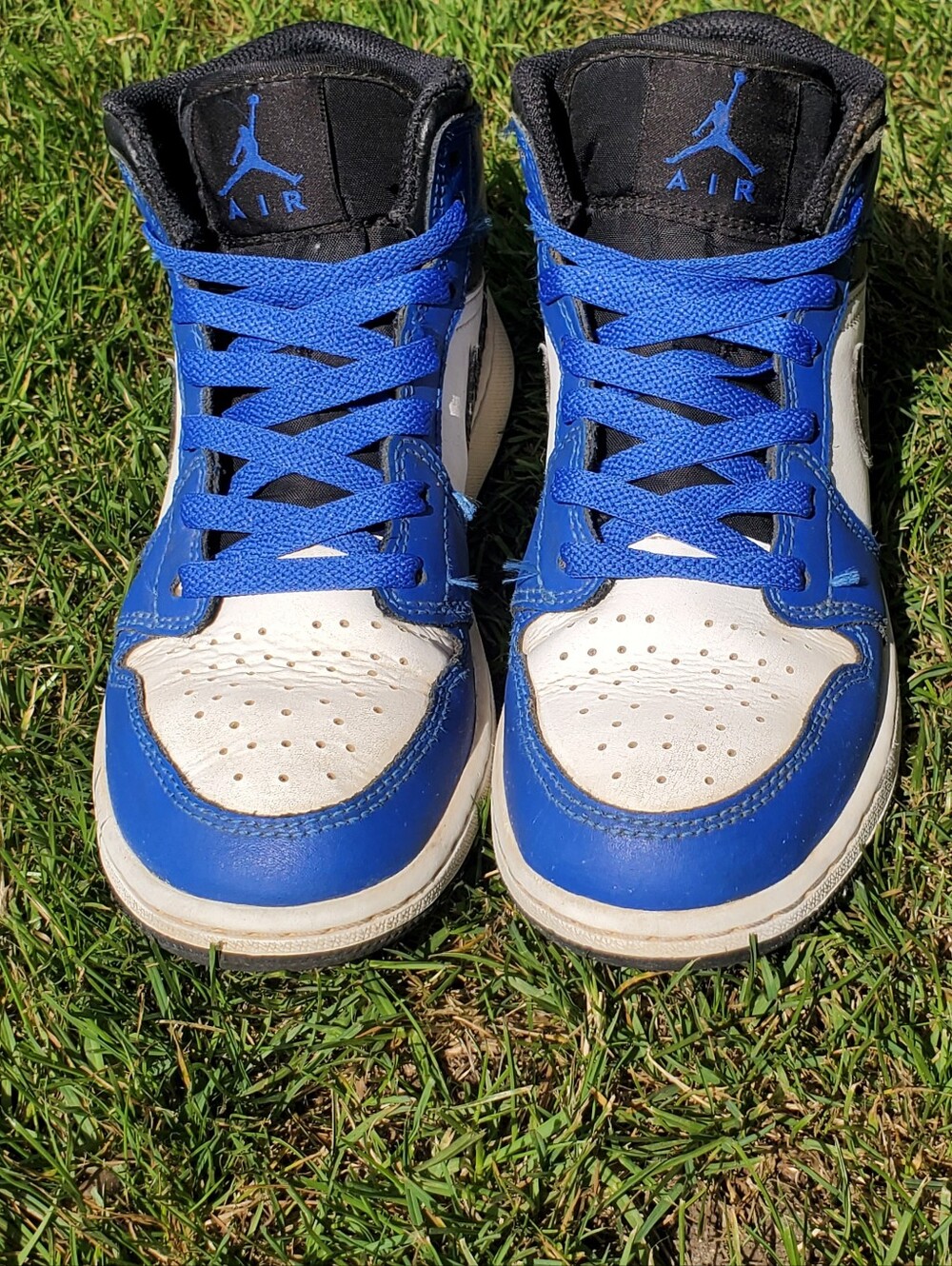 Jordan Kids Blue White Sneakers